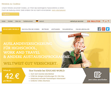 Tablet Screenshot of educare-world.de